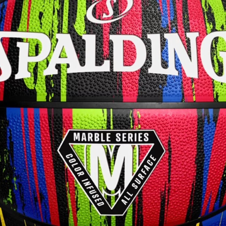 Balón Basketball Marble Series Tamaño 7 Rainbow Ne-1