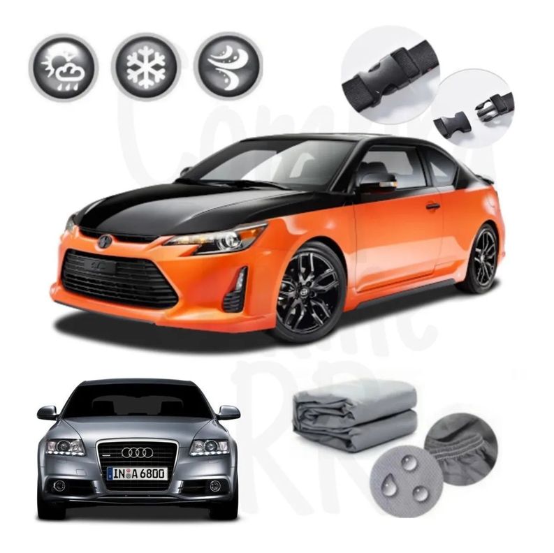 Carpas Funda Para Autos Con Felpa Gruesa Impermeable (L)-3