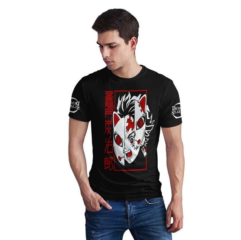 Polera Anime Tanjiro Demon Slayer / Kimetsu no Yaiba D6-0