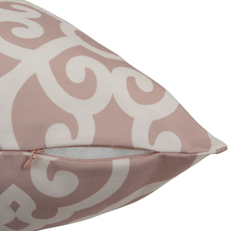 Cojin Mas Funda Decorativa Palais Palo Rosa 45x45 Cm-2