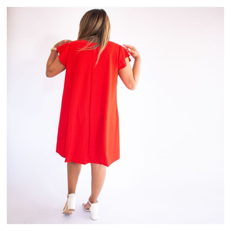 Vestido Martina Rojo-1