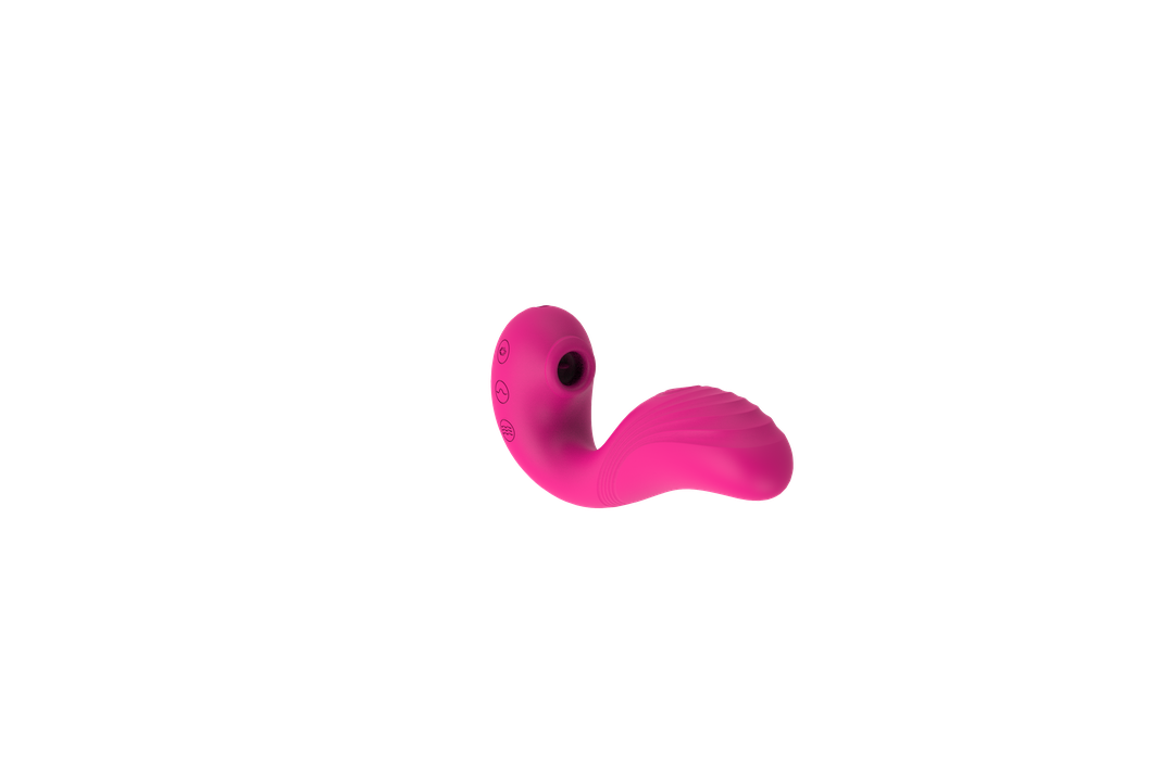 Angels Wing Dildo Vibrador Succionador Doble Acción Exclusiv-1