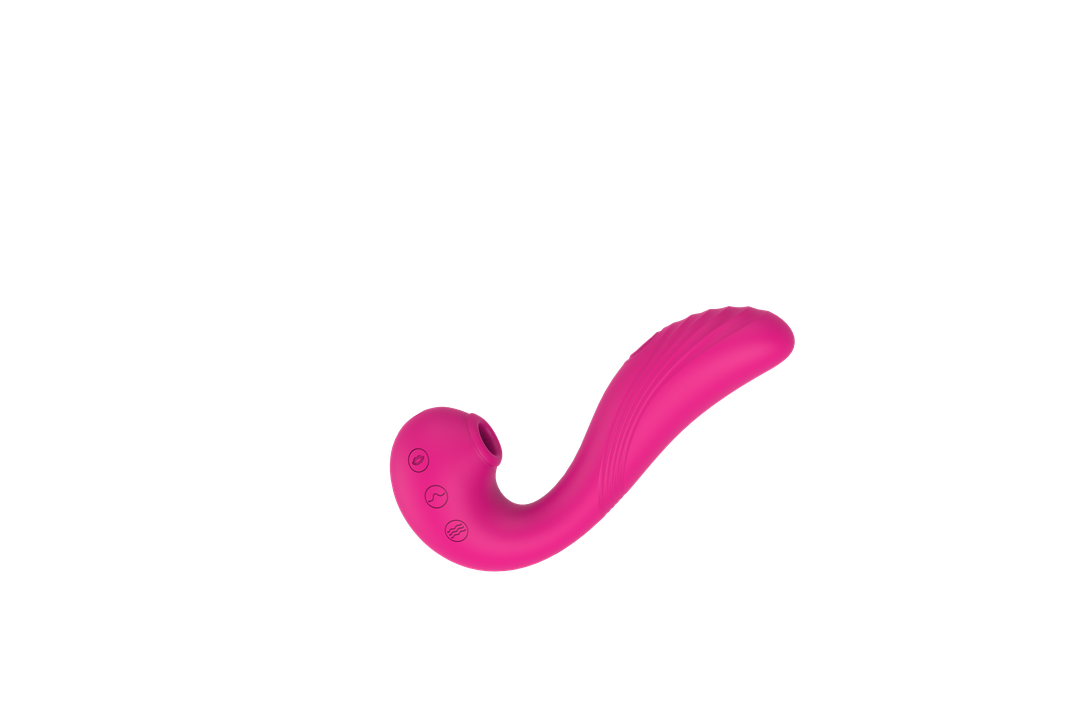 Angels Wing Dildo Vibrador Succionador Doble Acción Exclusiv-6