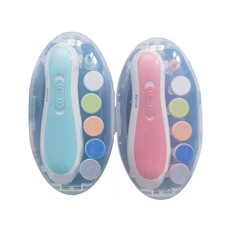 Corta Uñas Para Bebés Y Niños Lima Eléctrica Pulidor A Pila-1