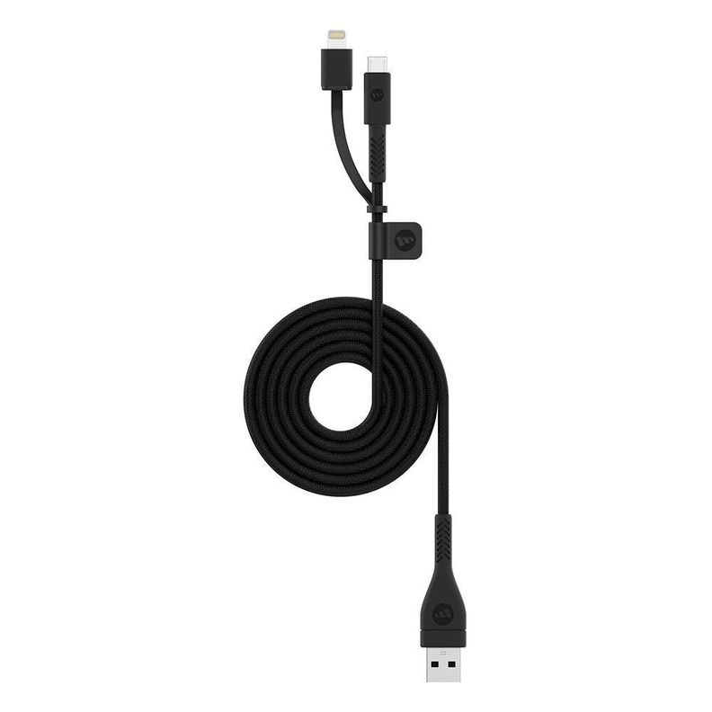 Cable Lightning y Micro USB a USB 1.2 Mt