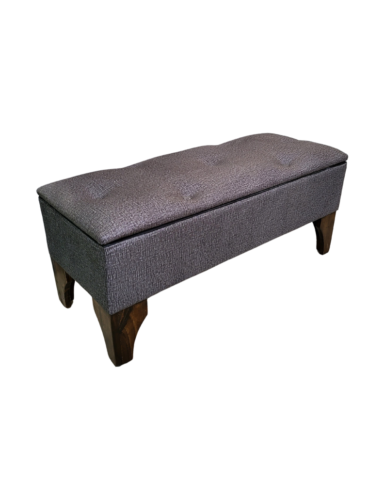 Banqueta  Baul Botone Cavancha Gris Oscuro Rimar-1