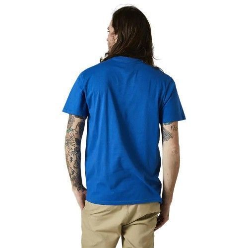 Polera FOX Manga Corta LEGACY HEAD Azul-1