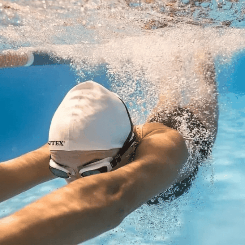 Gorro de Natación Silicona Silicone Swim Cap Blanc-2