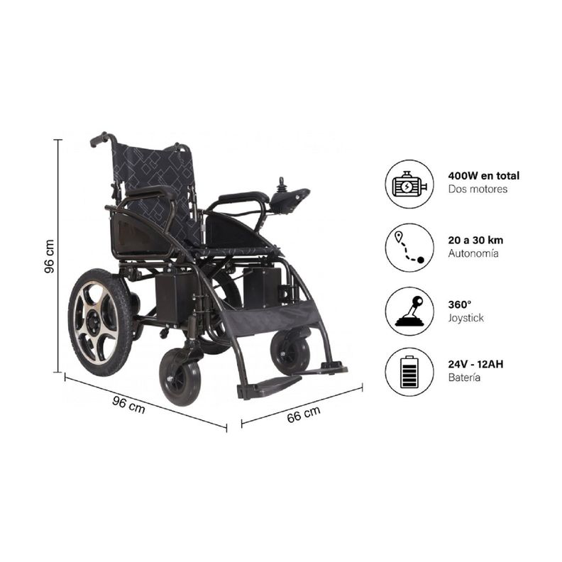 Silla de Ruedas Eléctrica Premium S-1
