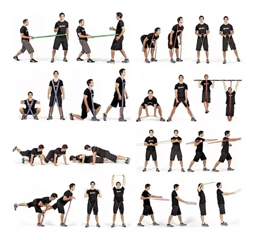 Banda De Resistencia Elastica Crossfit Calistenia 100% Latex -32MM-5