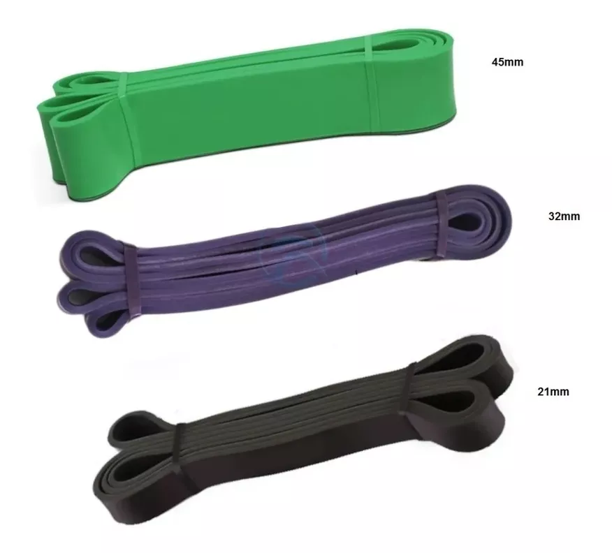 Banda De Resistencia Elastica Crossfit Calistenia 100% Latex -32MM-2