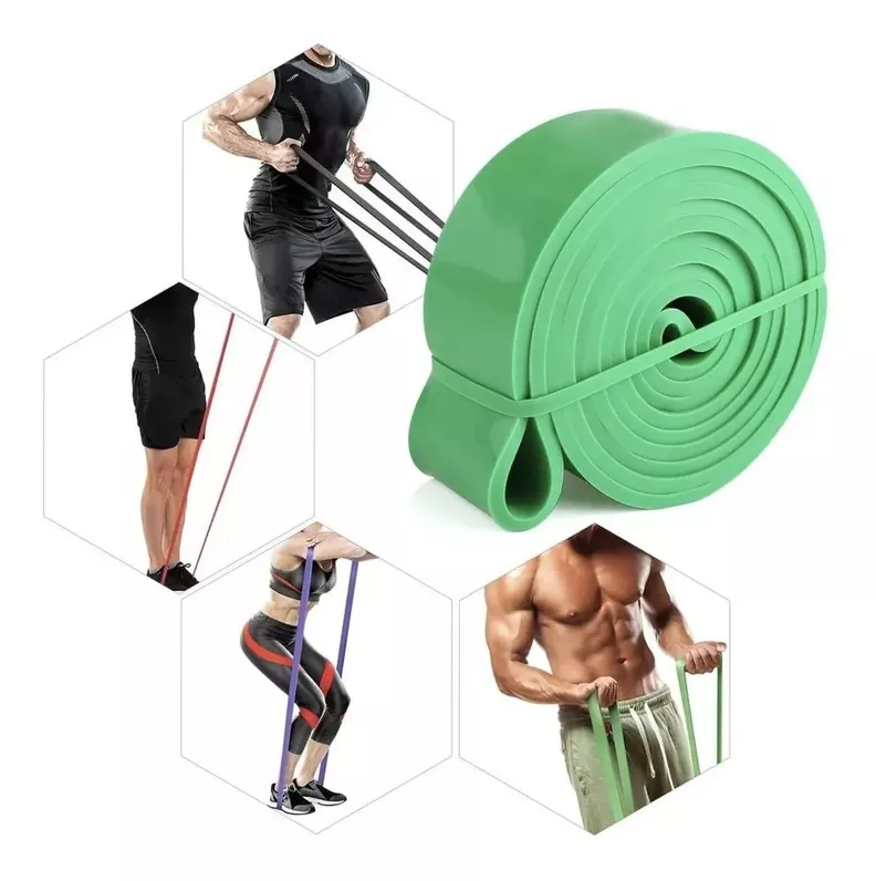 Banda De Resistencia Elastica Crossfit Calistenia 100% Latex -32MM-4
