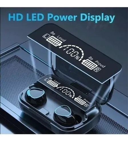 Audífonos Inalámbricos Bluetooth M10 Powerbank 2000-2