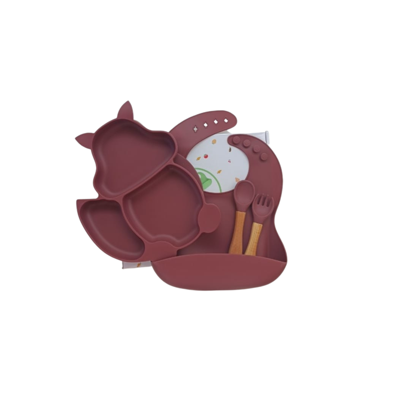 Set de alimentación bebé libre de bpa burdeo-1