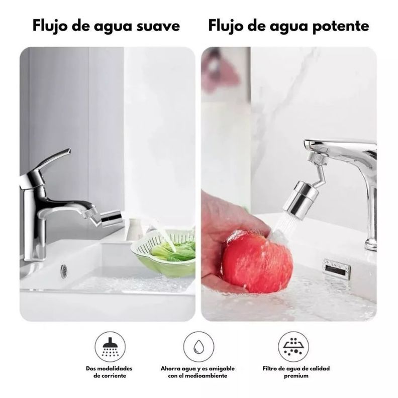 Grifo Ahorrador Agua Llave Fregadero Lavamanos Cocina -3