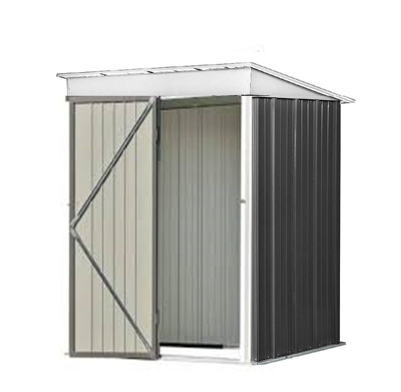 Bodega de Jardín iGpro 1.49 m2 162×94 cm Negra-1