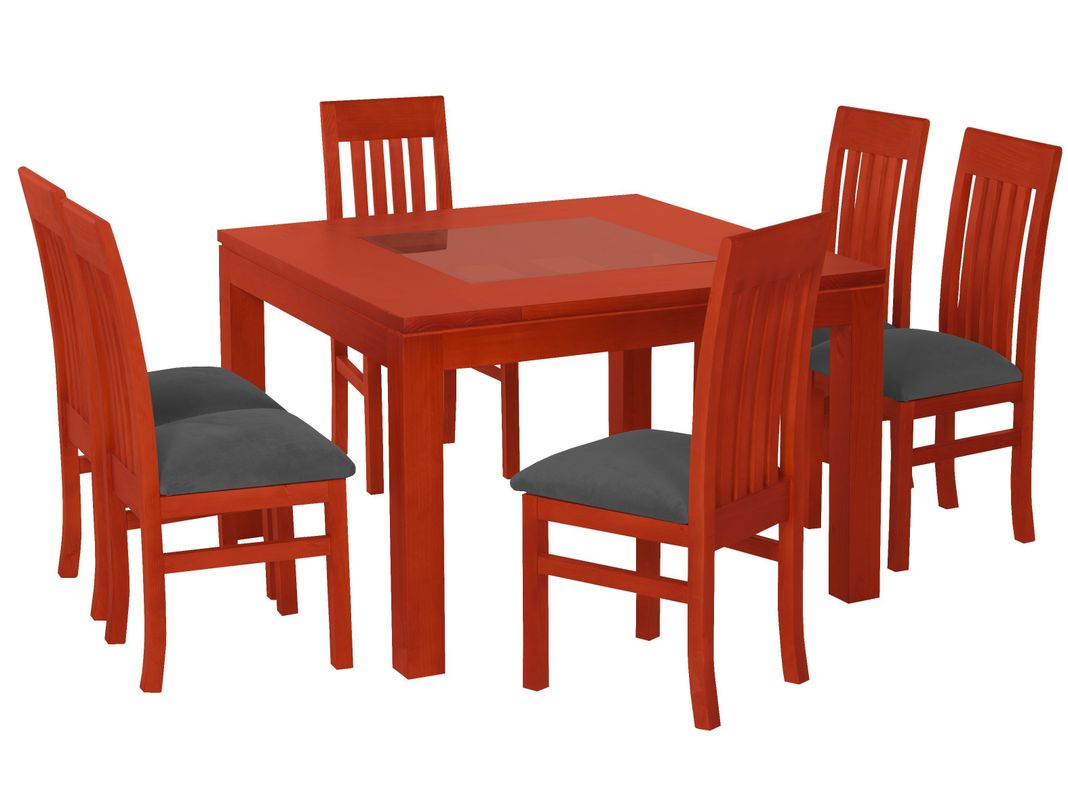 Jgo Comedor Coliseo 6s Caramelo-0