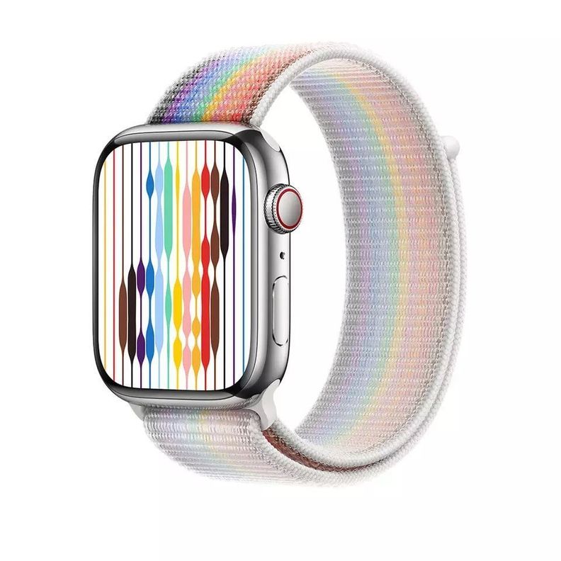 Correa para Apple Watch Nylon Velcro Todas Series-0