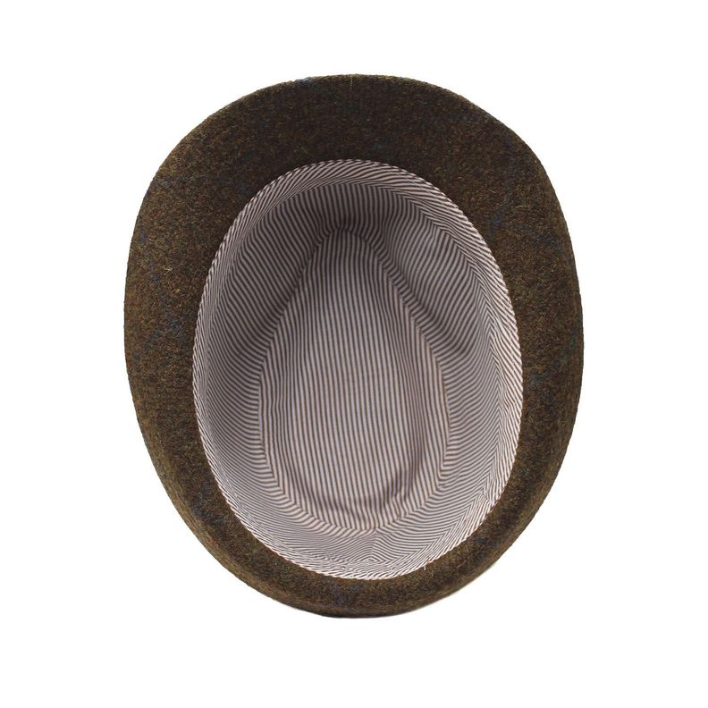 Sombrero Inglés Fantasía Café Claro  Talla S/M-3