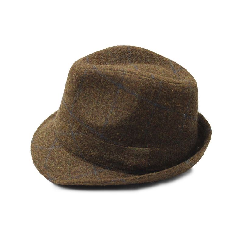 Sombrero Inglés Fantasía Café Claro  Talla S/M-2