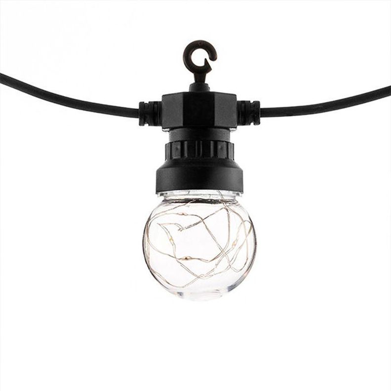 Guirnalda Solar Exterior 5mts 10 Ampolletas Luz Hada-3