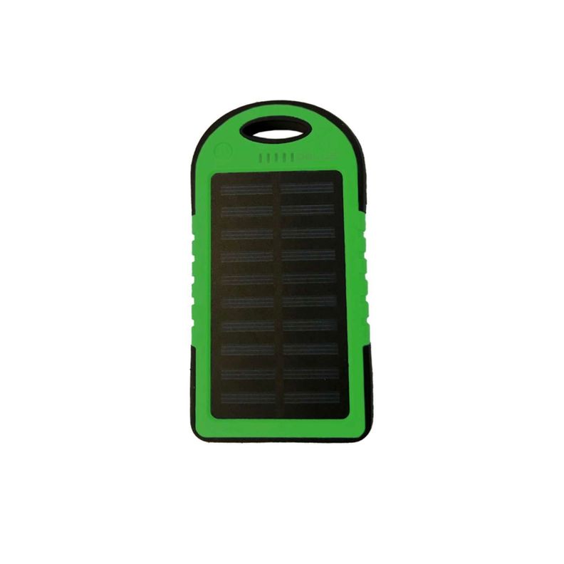 Power Bank Batería Solar 5600mah Verde - PuntoStore-0