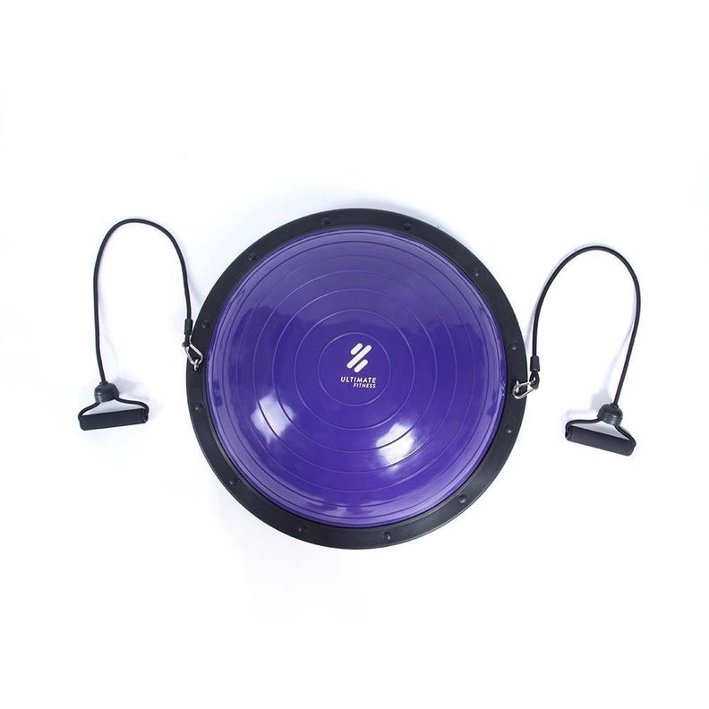 Bosu Balance Ball con Manillas Morado-0