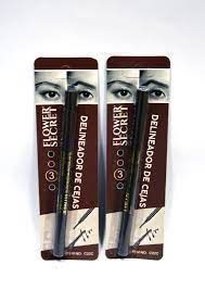 SET DE DOS delineadores de cejas color negro y cafe Elower Secret-2