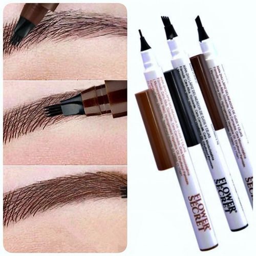 SET DE DOS delineadores de cejas color negro y cafe Elower Secret-4
