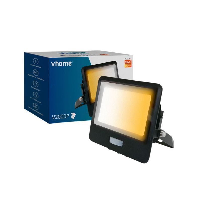 Foco Proyector Wifi Vhome V2000P Con Sensor de Movimiento 24W Compatible Con Alexa y Google Home-0