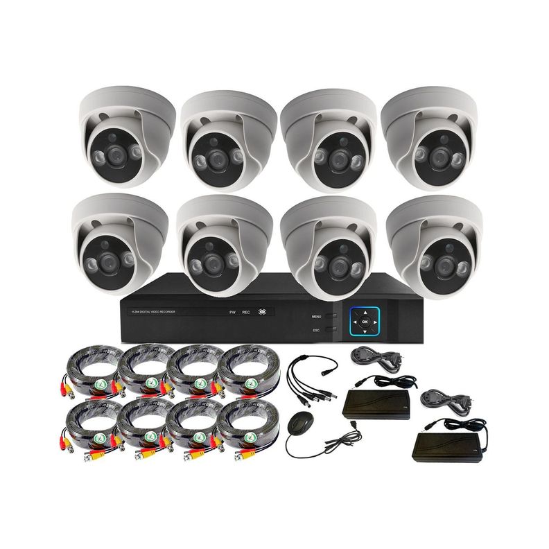 Kit 6 Cámaras Seguridad Interior HD - I80L-0