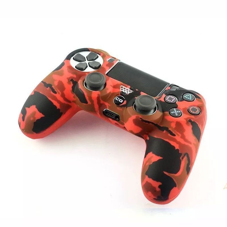 Funda Carcasa Militar Camuflaje, Protectora para Control PS4-1