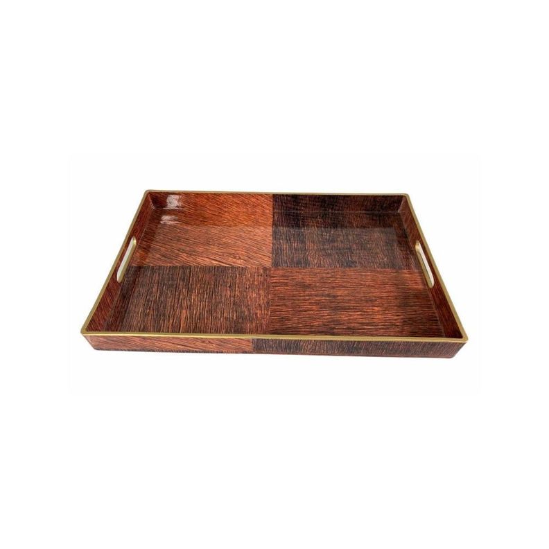 Bandeja Rectangular Burdeos-0