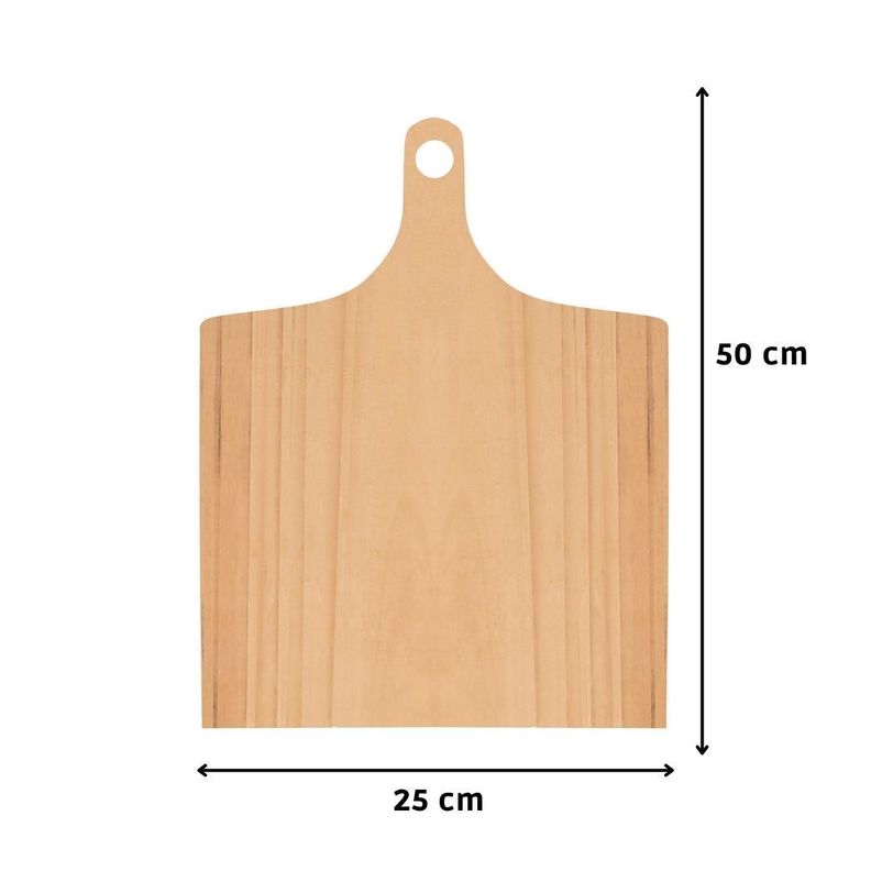 Tabla de Madera para Picar Alimentos 25x50 cm Hecho a Mano en Chile Maxima Design-2