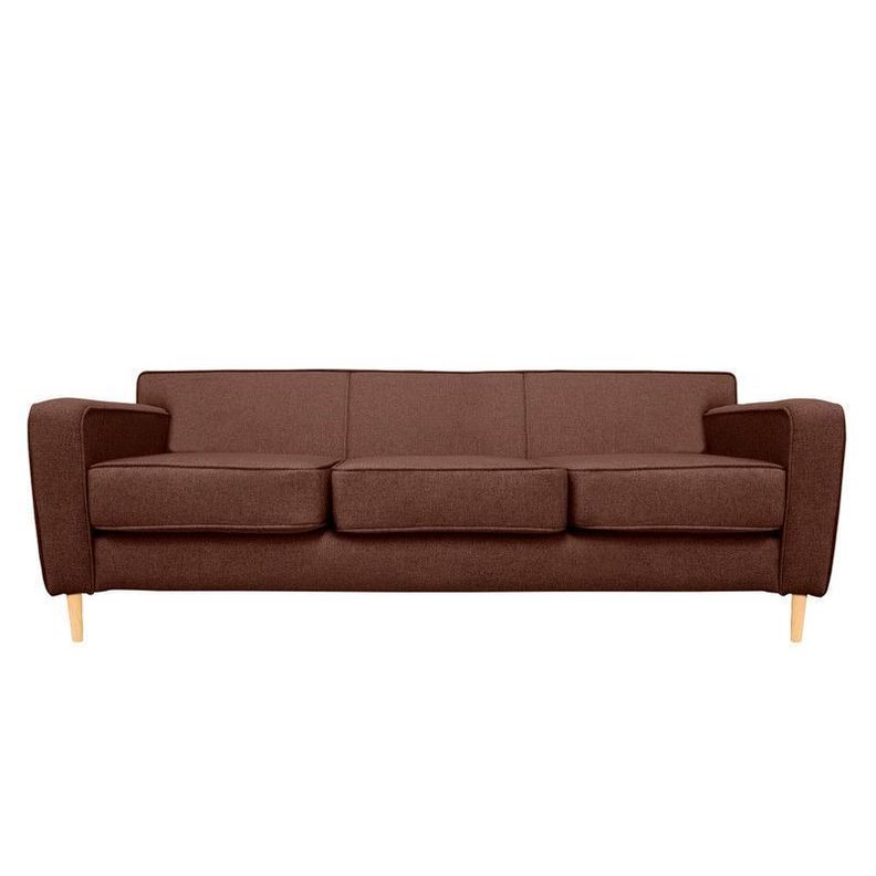 Sofa Lilen Felpa Cafe  2 Cuerpos
