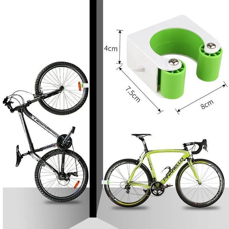 Soporte Porta Bicicleta, Pvc, Para Pared O Muro.-1