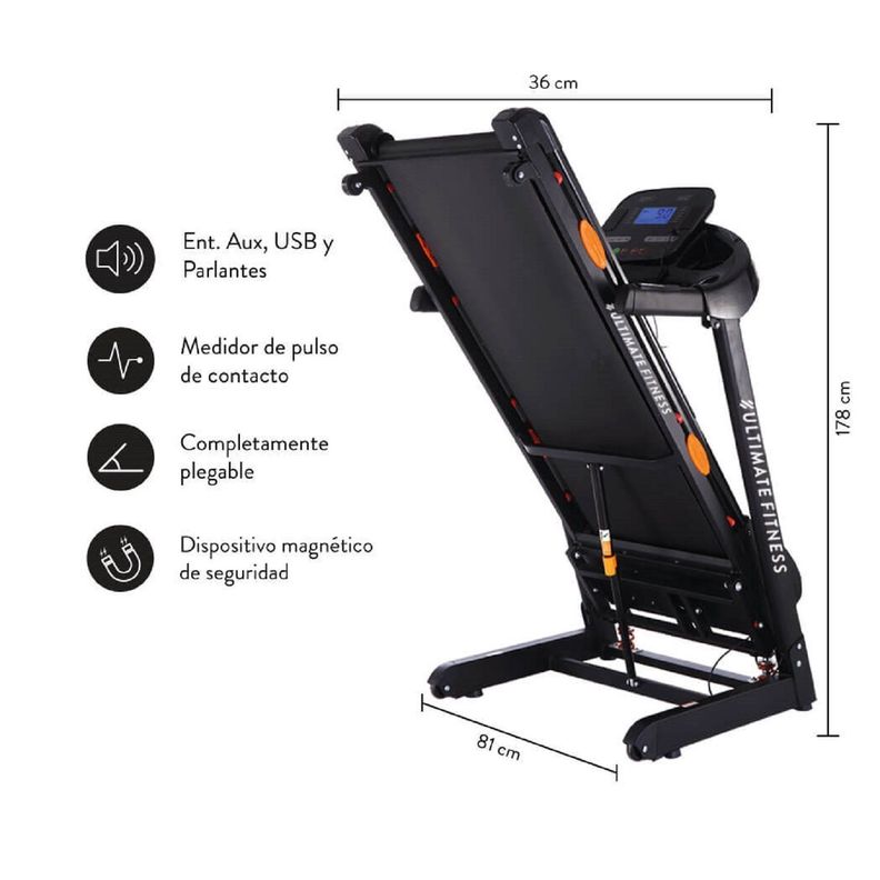 Trotadora Eléctrica E500 Pro-2