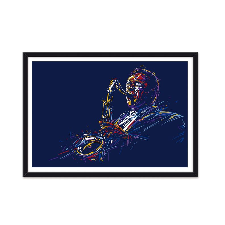 Cuadro individual Músico Saxofón-0