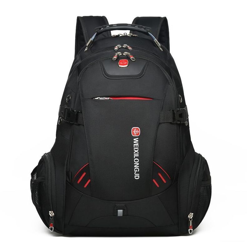 Mochila para Laptop impermeable con puerto USB-0