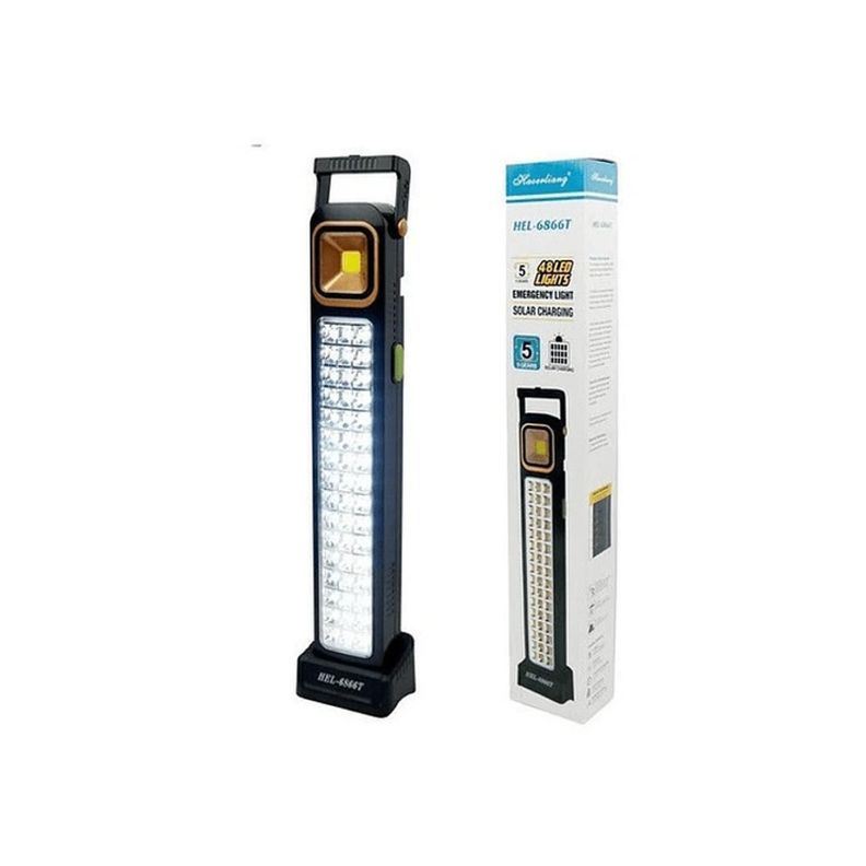 Lampara De Emergencia 48 LED Solar Y Recargable -4