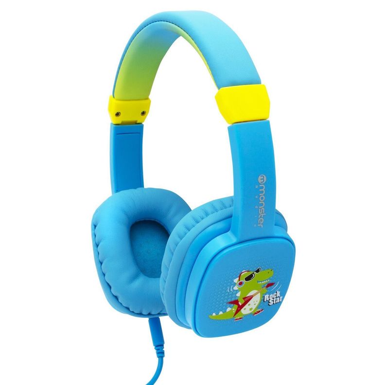 Audifonos Monster Coolkid Dino Rock Star Cableado-0