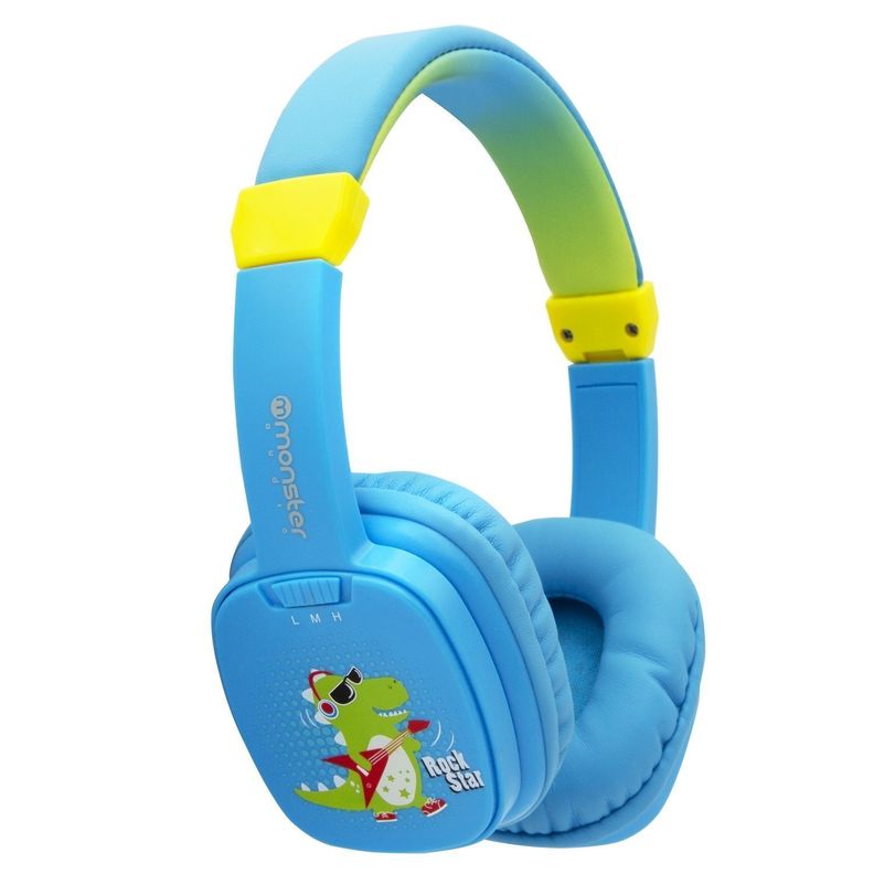 Audifonos Monster Coolkid Dino Rock Star Cableado-1