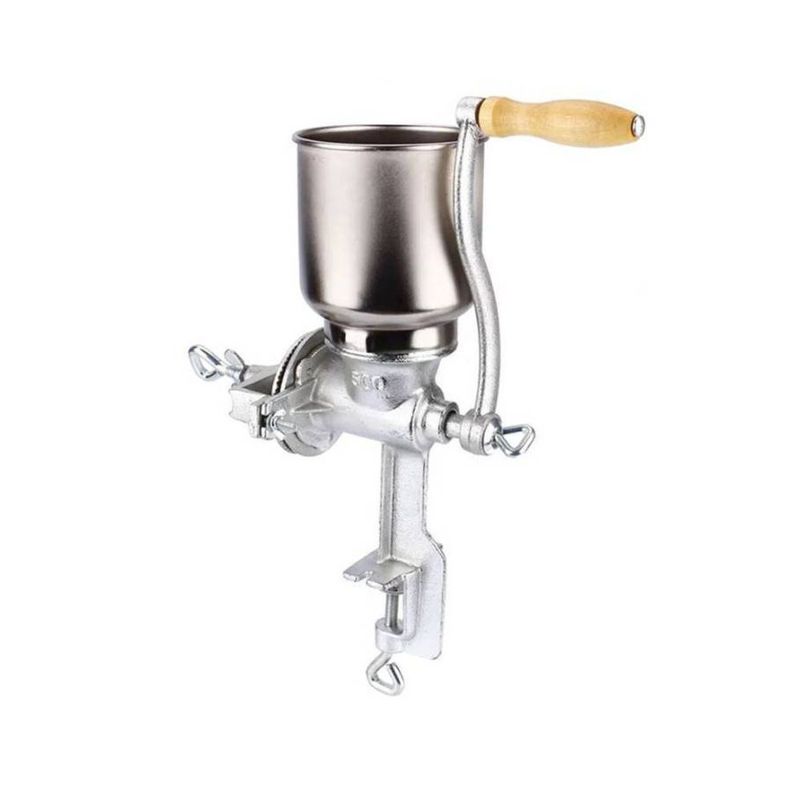 Molino Moledor Manual Choclo Maiz Cafe Granos Maní Cereal-0