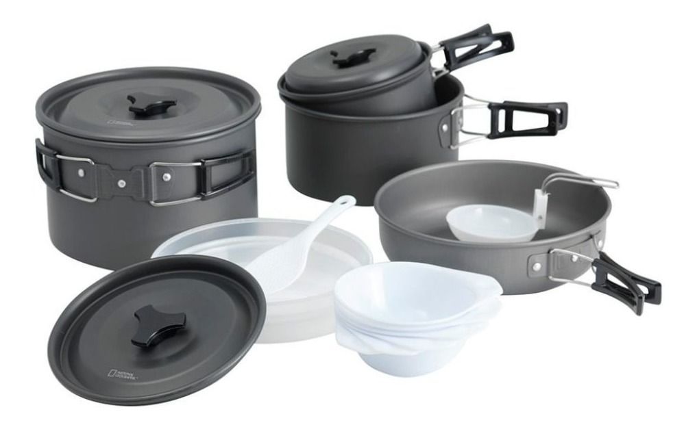 Set Cocina 4p Camping Nuevo & Original National Geographic-2