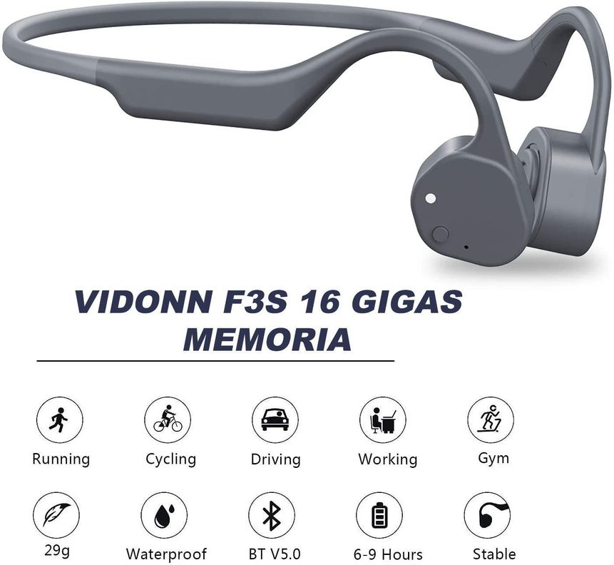 Audifono  Deportivo Bone Conduction Vidonn F3S 16 Gigas-1