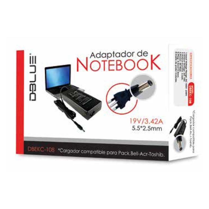 Cargador Alternativo Para Notebook Bell Acer Toshiba 19.5V 3.42A 65W-1