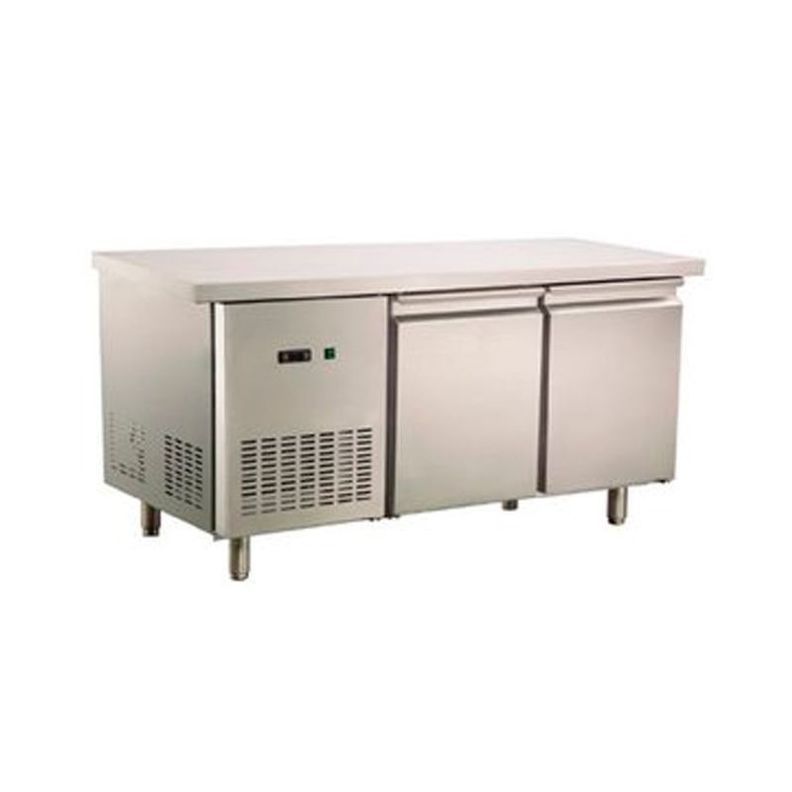 MESÓN DE TRABAJO REFRIGERADO ECOBECK 2 PUERTAS, FRÍO FORZADO-0
