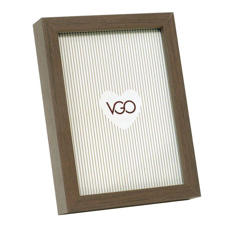 Marco madera tipo box Marron 20x25 cm Cafe