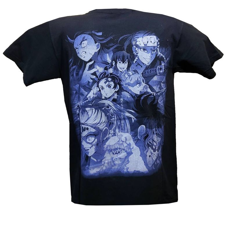 Polera Kimetsu no Yaiba Doble Estampado-1