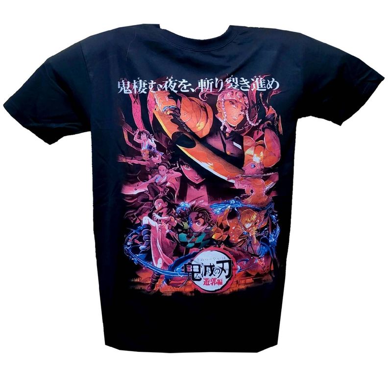 Polera Kimetsu no Yaiba Doble Estampado-0